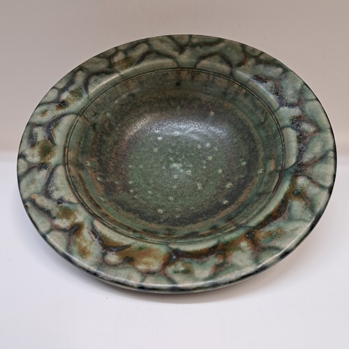 #251236 Bowl 10x3 Green $22 at Hunter Wolff Gallery